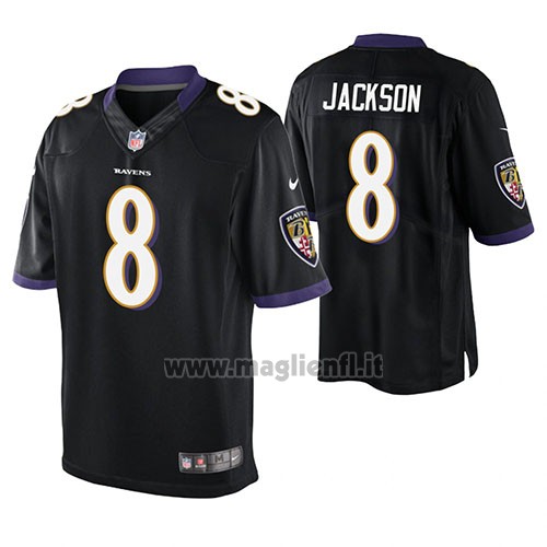 Maglia NFL Game Baltimore Ravens Lamar Jackson Nero